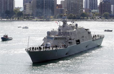 Navy ship at port