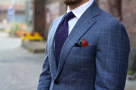 Navy Suit Pocket Square