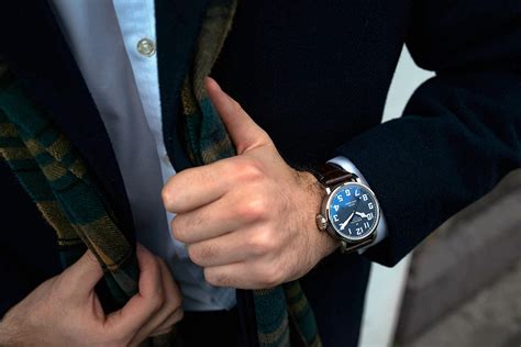 Navy Suit Watch