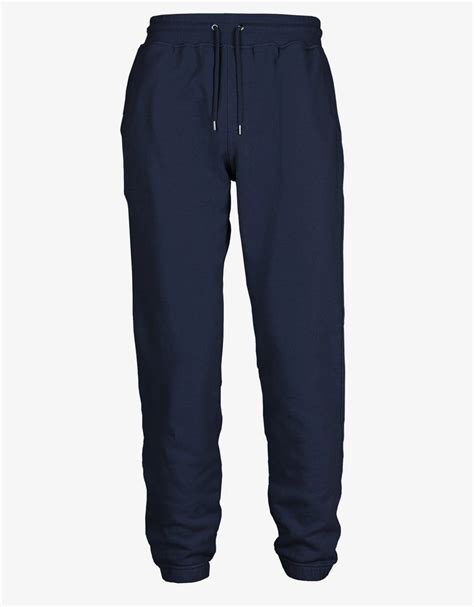 Navy sweatpants for different body types