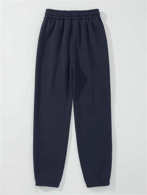 Navy sweatpants for winter