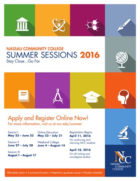 NCC Summer Session Special Programs