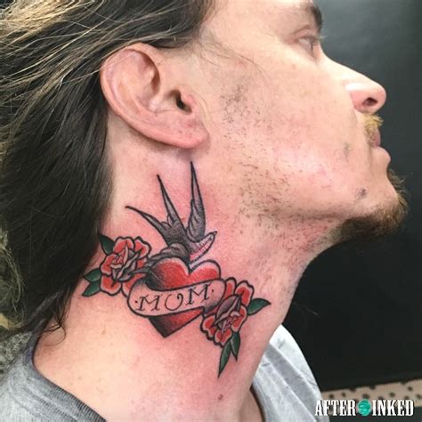 Neck tattoo aftercare