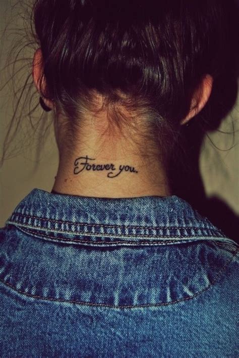 Neck tattoo ideas with quotes