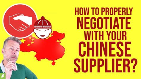 Negotiating with Chinese Suppliers