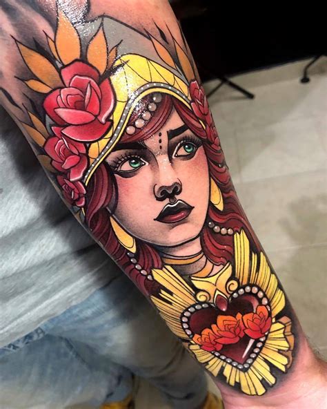 Neo-traditional tattoo art