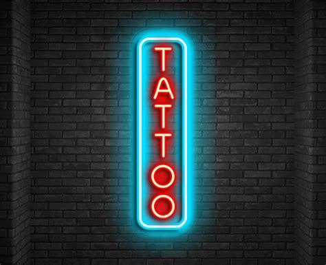 Neon Sign Tattoo Art