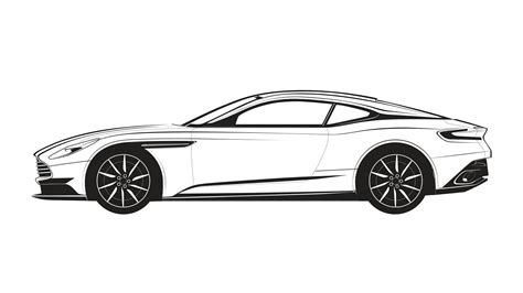 New car coloring page