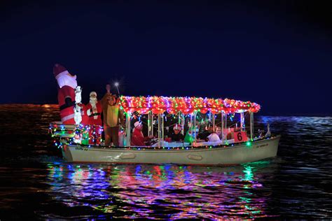 Newport Beach Christmas Boat Parade Decorations