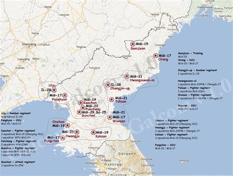 North Korean Airbases