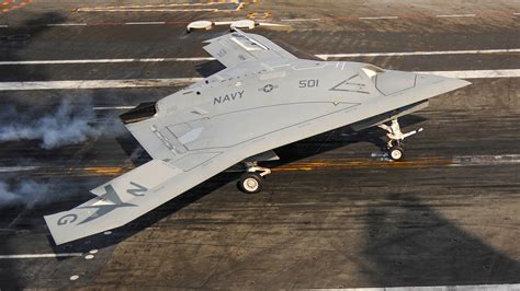 Northrop Grumman X-47B, a naval unmanned combat air vehicle