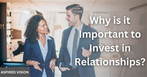 Not investing in relationships