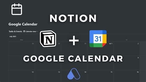 Notion Google Calendar Integration