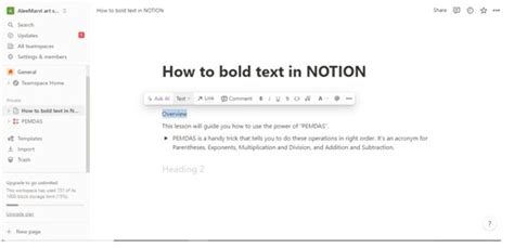 Notion next steps