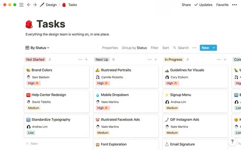 Notion Tasks Management Image 6