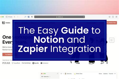 Notion Zapier Integration