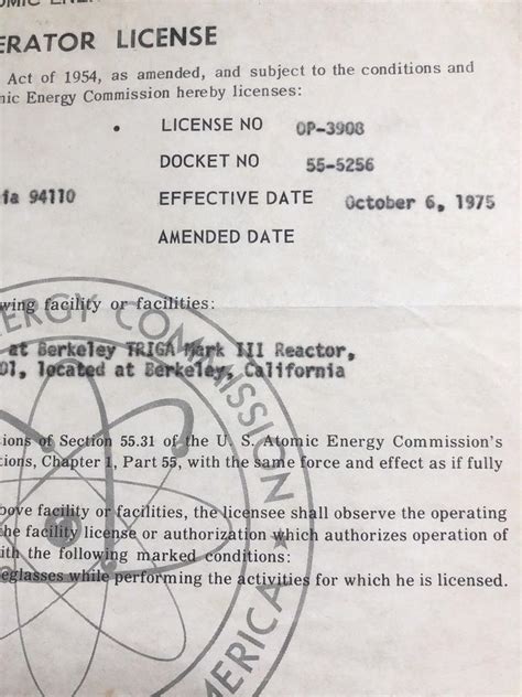 Nuclear Plant Operator Licensing Requirements