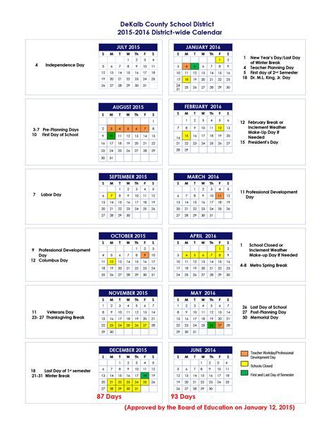 NYC ASP Calendar Steps