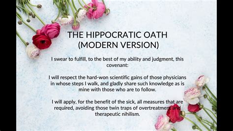 Appreciating the Oath's Significance in Modern Times