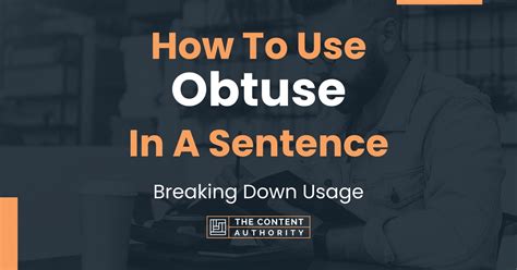 Obtuse Language Usage