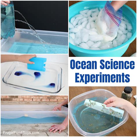 Marine chemists conducting experiments