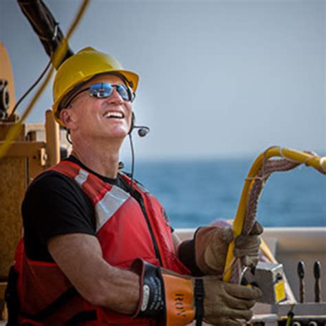 Ocean engineer designing an underwater vehicle