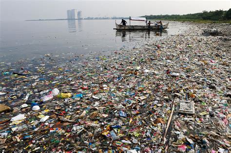 Marine chemists studying pollution in the ocean