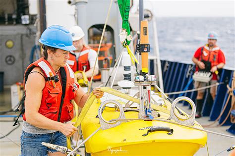 Oceanographer Conducting Research