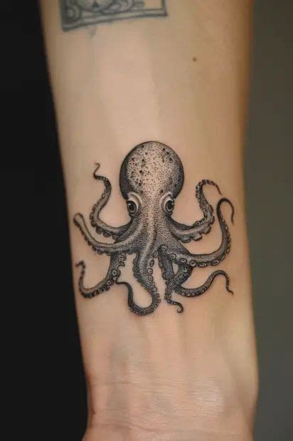 Octopus tattoo placement