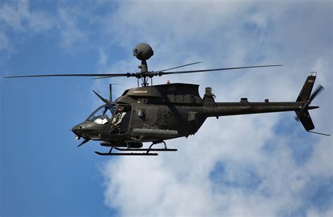 OH-58 Kiowa in Maintenance