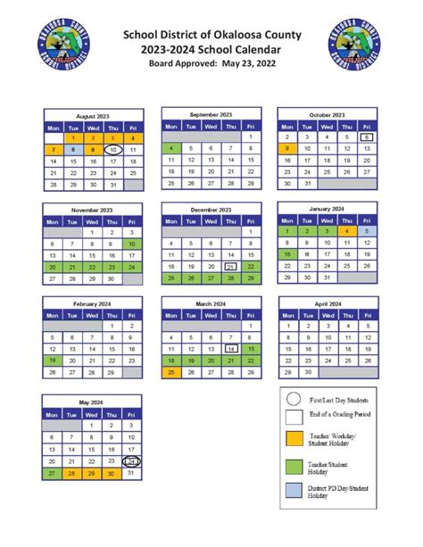 Okaloosa County Schools Calendar Conflicts