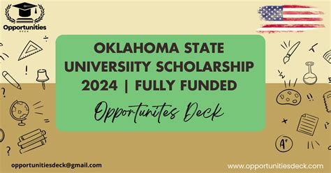 Oklahoma State University Scholarship Opportunities