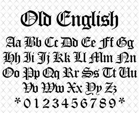 old english font style