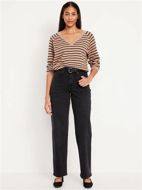 Old Navy Black Pants for Curvy Women