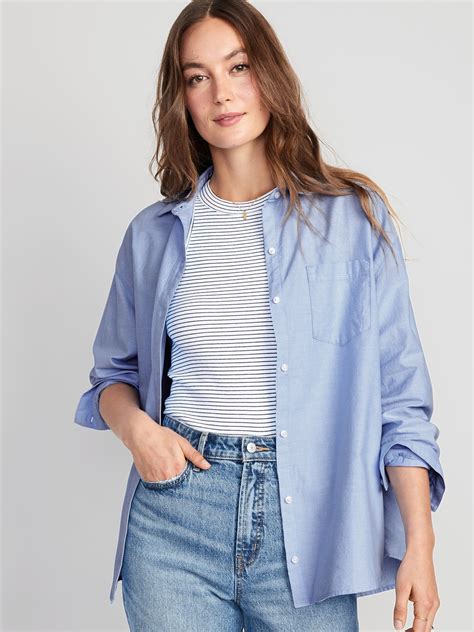 Old Navy Boyfriend Shirt Styles