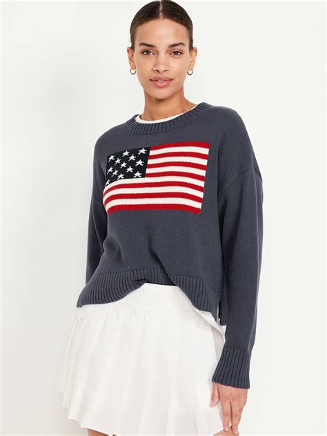 Old Navy Flag Sweater Style