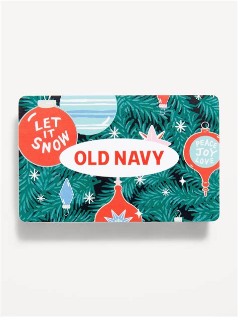 Description of Old Navy Gift Card Ideas