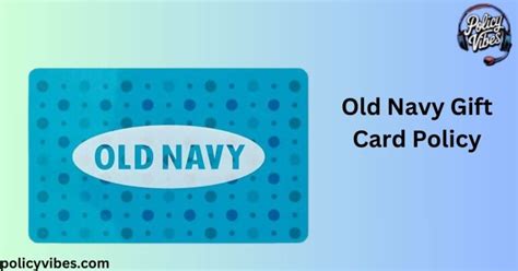 Old Navy Gift Card Return and Refund Policy