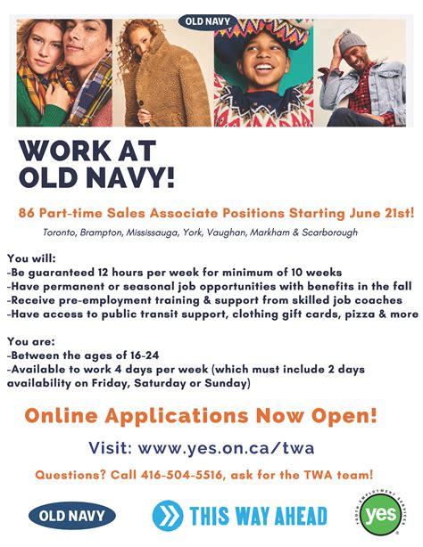 Old Navy job training programs