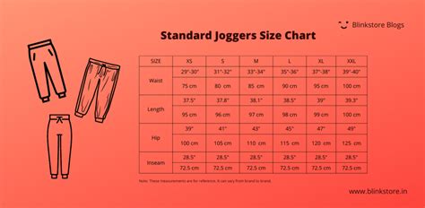 Old Navy Joggers Size Chart