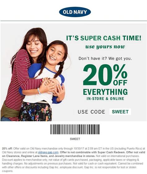 Old Navy Promotion