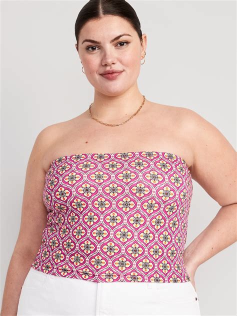 Old Navy tube tops for different body types