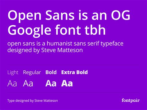 Open Sans Font