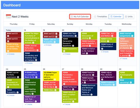 Operations Management Calendars Overview