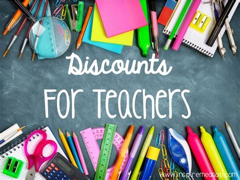 Other Discounts for Teachers