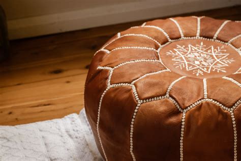 Navy blue ottoman care and maintenance