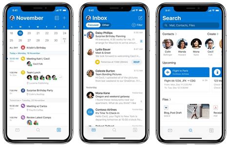 Outlook App iOS