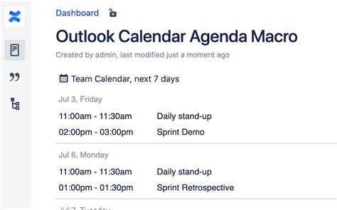 Outlook Calendar Macros