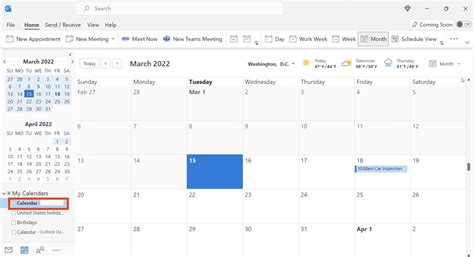 Outlook Calendar Security Tips