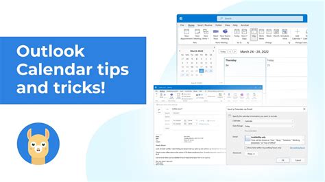 Outlook calendar tips